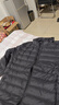 京东京造【air+零压羽绒】轻薄羽绒服男外套冬立领90鸭绒 曜石黑XXL 实拍图
