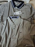 七匹狼短袖T恤男夏季商务保罗衫POLO冰爽抗菌翻领打底衫男装冰丝凉感 中灰色-5A抗菌冰爽透气 4XL (190) 实拍图