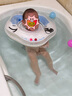 鲸保婴儿游泳圈 0-3个月脖圈 新生儿游泳圈宝宝洗澡颈圈K5012蓝色中码 实拍图