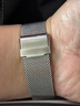 图登米兰手表表带男女金属钢带适用dw阿玛尼天梭天王卡西欧lolarose罗拉小绿表华为GT5不锈钢表带 升级双保扣-银色 18mm 实拍图