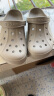 卡骆驰crocs洞洞鞋贝雅男鞋女鞋轻便耐磨一脚蹬拖鞋休闲鞋|10126 卵石色-2V3 40 (250mm) 实拍图