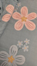 洁丽雅（Grace）A类100%纯棉3A抗菌面料单人学生宿舍床单单件  160*230cm 花语 实拍图