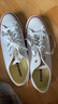 匡威（Converse）官方All Star经典帆布男女低帮休闲运动小白鞋101000 101000/白色 40 实拍图