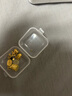 御邪定价足金999蹦迪珠黄金2MM散珠硬金爆闪DIY手串散金子 2mm蹦迪珠：约0.03g 实拍图