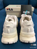 FILA FUSION斐乐女鞋经典硬糖鞋厚底鞋时尚运动休闲鞋 【棉花糖/银-MM】 硬糖鞋1代 36.5 实拍图