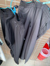 JEEP SPIRIT吉普冰丝卫裤男运动裤男夏季薄款宽松直筒弹力休闲裤男士长裤子男 p1118灰色 薄款 2XL （适合160斤~170斤） 实拍图