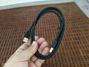 山泽USB3.0高速打印机数据连接线1米 A公对B公 AM/BM上行线方口移动硬盘盒数据连接线 黑色 SDY-02C 实拍图