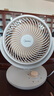 美的（Midea）电风扇空气循环扇家用节能四季大风量卧室宿舍摇头轻音台式空调伴侣风扇 【螺旋加速网罩18AD】 实拍图