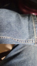 森马（Semir）森柔|牛仔裤男夏季弹力复古水洗合体直筒裤休闲长裤103325124103A 实拍图