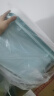 禧天龙（Citylong）加厚收纳箱大号家用搬家箱衣服玩具整理箱塑料储物箱带滑轮箱子 A款【45*33*27厘米】蓝色 单只装【加厚带滑轮】 实拍图
