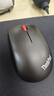 ThinkPad 联想thinkplus小黑红点无线鼠标 笔记本电脑办公鼠标 双模-无线蓝牙鼠标（石墨黑） 实拍图