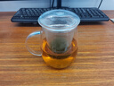Glasslock 玻璃茶杯男女士专用茶水分离泡茶耐高温杯子过滤花茶杯500ml 实拍图