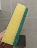 美丽雅洗碗海绵块百洁布6片抑菌金刚砂抹布厨房刷锅神器海绵擦碗布 实拍图