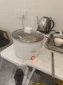电煮锅电蒸锅电火锅超美的小电锅蒸煮一体小电煮锅宿舍学生锅家用电炒锅电饭煲电热火锅 不锈钢内胆无蒸笼 实拍图