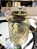 祥瑞盘古凉水壶玻璃耐高温花茶壶家用白开水壶高硼硅果茶壶煮茶壶 琥珀壶1800ml 实拍图
