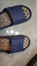 利达妮（TZLDN）足底按摩拖鞋男夏季室内家居浴室洗澡防滑刺激脚底穴位家用凉鞋女 藏青 40-41 【适合39-40码】 实拍图