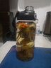 LOCKZI吨桶吨耐高温100度食品级开水防摔茶水分离玻璃泡茶杯大容量水杯 [茶网+杯套] 800ml 高硼硅防爆 实拍图