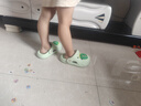 牧童儿童拖鞋夏男宝宝洞洞鞋软底女童卡通洗澡婴幼儿家居鞋奶龙绿170 实拍图