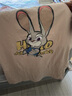 果壳（Gukoo）疯狂动物城睡衣女夏兔子睡裙大码宽松可外穿家居服B 核桃卡朱迪睡裙 L 实拍图