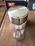 富光玻璃杯双层 带茶隔大容量隔热茶杯高档商务泡茶车载水杯透明杯子 实拍图