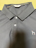 哈吉斯（HAZZYS）男装 夏款男上衣【3A抗菌工艺】通勤短袖polo男ASTZE0BBX26 深灰色CC 2XL (185/104A 52) 实拍图