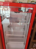 HLAOXUE好雪网红商用啤酒柜展示柜风冷无霜全屏柜酒吧冰箱KTV冰柜酒水饮料展示柜超市冷藏保鲜柜 单门红色（525*540*1260高）网红酒水柜 节能经济款 实拍图