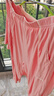 红豆居家纯棉睡衣女夏季抑菌短袖舒肤家居服芭菲粉165/88A 实拍图