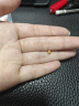 喜上眉梢喜饰黄金古法金珠999足金散珠硬金光面磨砂转运珠路路通圣诞礼物 4mm 重工古法珠单颗  0.25 实拍图