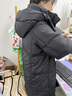 （反季清货）2025冬季新款宽松小个子羽绒服女韩版连帽外套 黑色 M 实拍图