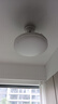 OPPLE风扇灯吊扇灯六档调风LED照明低噪音北欧餐厅卧室吊灯灯具冰风白 实拍图