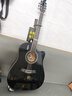 安德鲁（ANDREW）民谣吉他单板初学者面单吉他新手入门木吉它乐器 41英寸黑色【单板/进阶通用】 实拍图