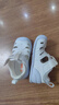 基诺浦（ginoble）宝宝凉鞋夏季8-18个月男女童透气学步鞋婴儿GB2420白色/浅灰 实拍图