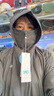 OhSunny防晒衣女透气连帽宽松披肩防紫外线外套 SLC4M247T 摩卡灰 XL  实拍图