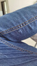 真维斯（JEANSWEST）牛仔裤男2025夏季青年男士宽松直筒长裤弹力休闲长裤蓝色薄款29 实拍图