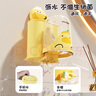 洁比世吸盘漱口杯牙刷置物架子免打孔刷牙杯卫生间壁挂式儿童牙刷牙膏架 实拍图