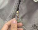 老凤祥 天然和田玉吊坠男女生款平安锁玉佩项链纪念日生日礼物送女友 【京东八仓发货】*当/次日达-平安长命锁项链 【中号-约20*16mm】 实拍图