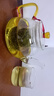 煮茶壶单壶泡茶家用玻璃耐高温泡茶壶茶水分离茶具茶壶 青云壶黄把750ml1个+杯子*2 实拍图