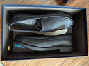 沙驰（SATCHI）男鞋 男士皮鞋一脚蹬皮鞋男商务休闲鞋  21782037Z 黑色A 42 实拍图