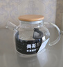 美斯尼 玻璃茶壶泡茶壶花果茶冷饮凉水壶加厚耐热烧水壶家用茶具套装 1000ml 单壶 ( 3-5人 ) 实拍图