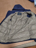 雅戈尔（YOUNGOR）羽绒服男连帽羽绒服聚酯纤维面料鹅绒填充保暖舒适 藏青VLYD419889FTA S 165/88A 实拍图