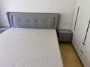 新款实木生态真皮床头软包超薄靠背简约现代一体落地双人单买定制 床头+床头柜2个【备注颜色材质】 1.8米长度床头 实拍图