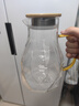 慕馨（moosen）凉水壶玻璃耐热高温防爆家用大容量水瓶凉白开水杯茶壶套装冷水壶 1500ml单壶【钻石升级款】 实拍图