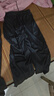 猫霓裤子男秋冬季潮流宽松加绒直筒裤黑色男裤工装裤运动休闲西长裤 黑色+黑色（常规款） 3XL 【建议体重150- 165斤左右】 实拍图
