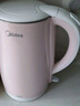 美的（Midea）电热水壶家用电水壶烧水壶 双层防烫 0涂层食品级304不锈钢 1500W快速沸腾 1.7L大容量 HJ1705 实拍图
