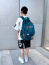 乐布熊2026新款小学生初中生男减负护脊中学生书包高中女生大容量超轻男 牛仔蓝（送闪电熊+零钱包+防水手表） 大号（适合初中生/高中生） 实拍图