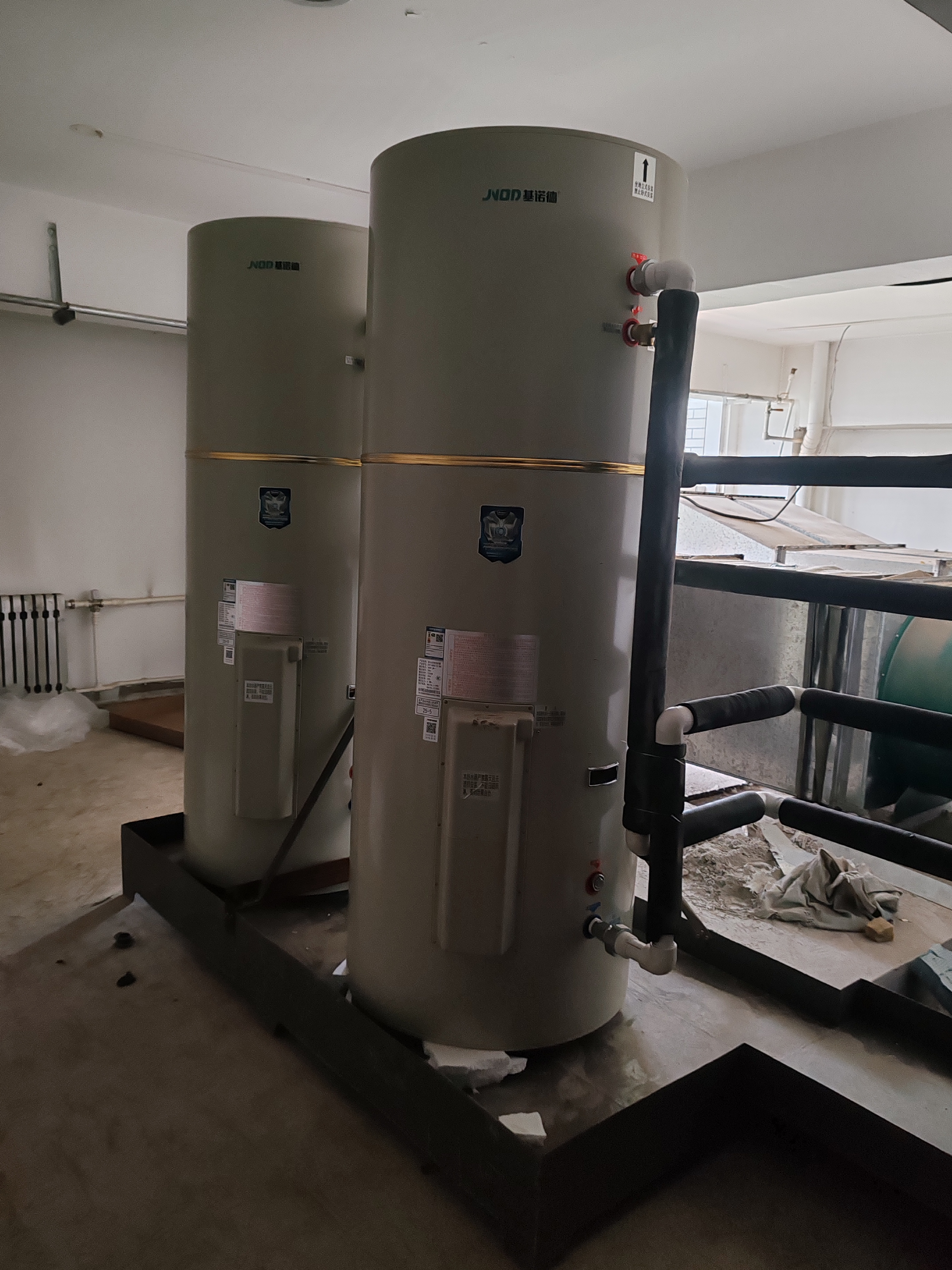 基诺德（JNOD）德国品牌电热水器立式家用220V商用380V大容量150L300L500L1000L储水式恒温速热一级能效落地工程 500L 10KW(380V) 实拍图