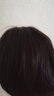 瑞贝卡（Rebecca）假发女空气刘海短直发全真人发蓬松自然甜美女生时尚头套 棕黑色 短发 手织发缝工艺 实拍图