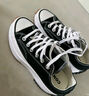匡威（Converse）官方 Run Star Hike低帮帆布流星厚底鞋黑色168816C 黑色/168816C 35.5 实拍图