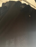 梦特娇断码特价夏季短袖T恤男男士100%桑蚕丝翻领大码爸爸装体恤男 翻领黑色 180/92A 推荐150-165斤 实拍图
