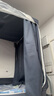 南极人（home）大学生宿舍床帘蚊帐加密三开门宿舍遮光床帘上铺下铺寝室床幔蚊帐 Q-深灰 宽0.9m*长1.9m*高1.1m上铺用 实拍图